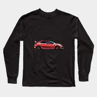 Honda Civic Type R Car T-Shirt Long Sleeve T-Shirt